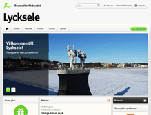 Tablet Screenshot of lycksele.reumatikerforbundet.org