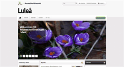 Desktop Screenshot of lulea.reumatikerforbundet.org