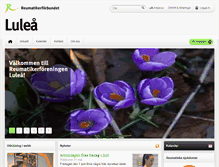 Tablet Screenshot of lulea.reumatikerforbundet.org