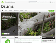 Tablet Screenshot of dalarna.reumatikerforbundet.org