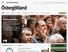 Tablet Screenshot of ostergotland.reumatikerforbundet.org