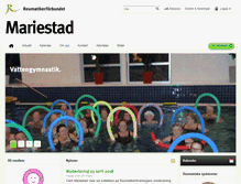 Tablet Screenshot of mariestad.reumatikerforbundet.org