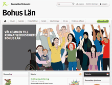 Tablet Screenshot of bohuslan.reumatikerforbundet.org
